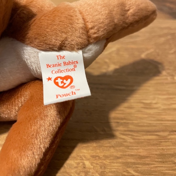Ty Beanie Babies Pouch Kangaroo and Baby Brown 1996 – New Tag Protector VINTAGE - Picture 10 of 10